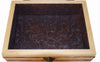 Bull Rider Handmade Jewelry Box - Faux Leather Lined image 1