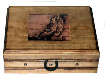 Picture Barrel Racer Handmade Jewelry Box - Other Pics Available image 0