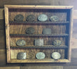 20 Buckle Display with No Stars - Cowhide image