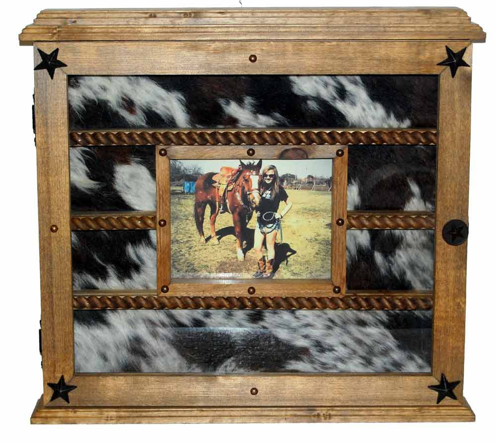 14 Buckle Display Cowhide - Glass Door Front image 2