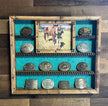14 Buckle Display with Top Center 8x10 Picture Frame - Many Backgrounds Available image 3