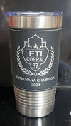 20 OZ Engraved Leatherette Polar Camel Tumbler image 0