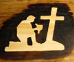 Branded Handmade Jewelry Box - Small Praying Cowboy image