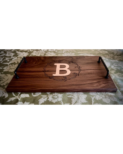 Walnut Inlayed Charcuterie Board image 1