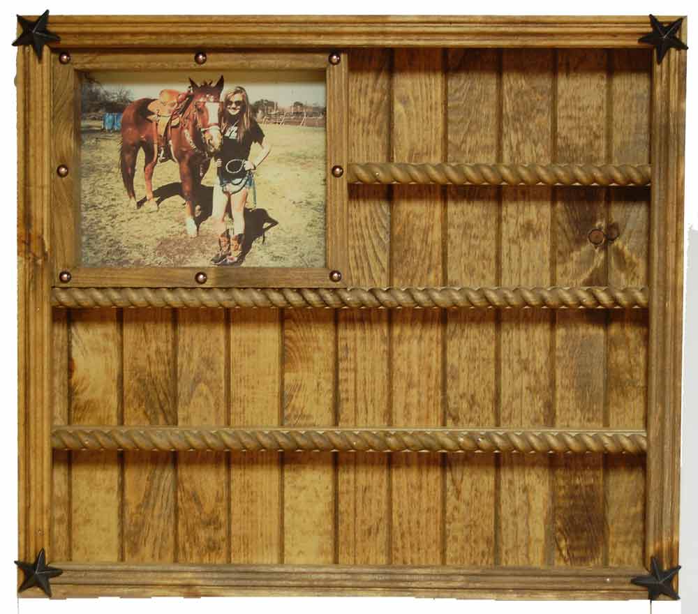 14 Buckle Display with 8x10 Left Picture Frame image 2