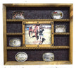 14 Buckle Display with 8x10 Picture Frame - No Stars image 0