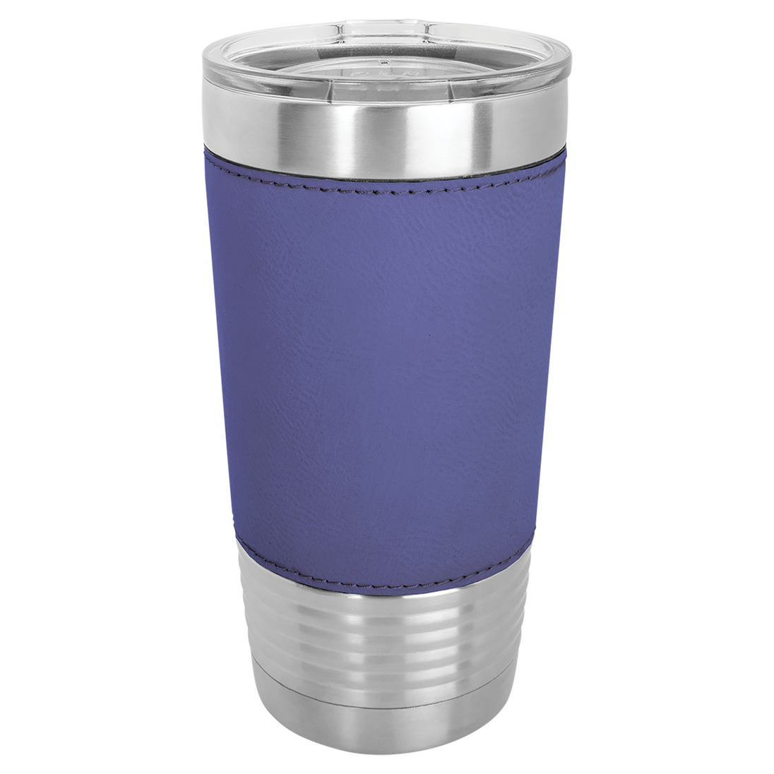 20 OZ Engraved Leatherette Polar Camel Tumbler - 5213 Purple image