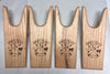 Custom Engraved Boot Jacks - Solid Red Oak image 1