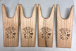 Custom Engraved Boot Jacks - Solid Red Oak image 1