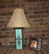 24" Rustic Western Table Lamp with USB Power Center. These beautiful Western table lamps are perfect for the cabin or your rustic Decor image 2