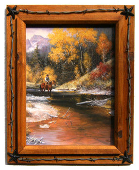 Rustic Wooden Picture Frame - Various Sizes Available image 0