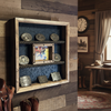 8 Buckle Western Buckle Display with 5x7 Frame - Other Backgrounds Available
