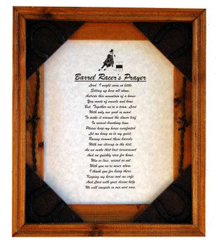 Shadow Box Framed Barrel Racers Prayer image 0
