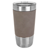 20 OZ Engraved Leatherette Polar Camel Tumbler - 5205 Gray image