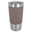 20 OZ Engraved Leatherette Polar Camel Tumbler - 5205 Gray image