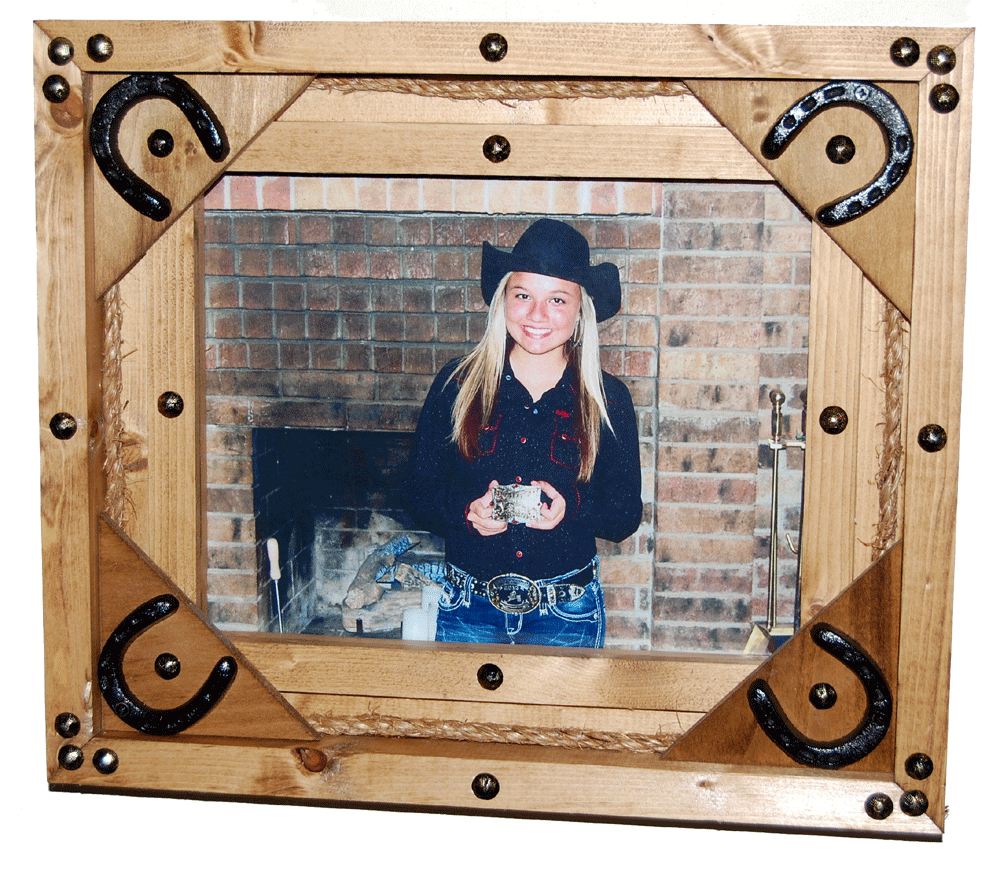 Western Rustic Picture Frame Various Sizes Available image 1