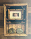 2 Buckle Display Case with 5 x 7 Picture Frame image 1