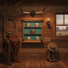 9 Buckle Display - Many Background Styles