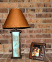 24" USB Rustic Barrel Racer lamp - With USB Outlet image 5