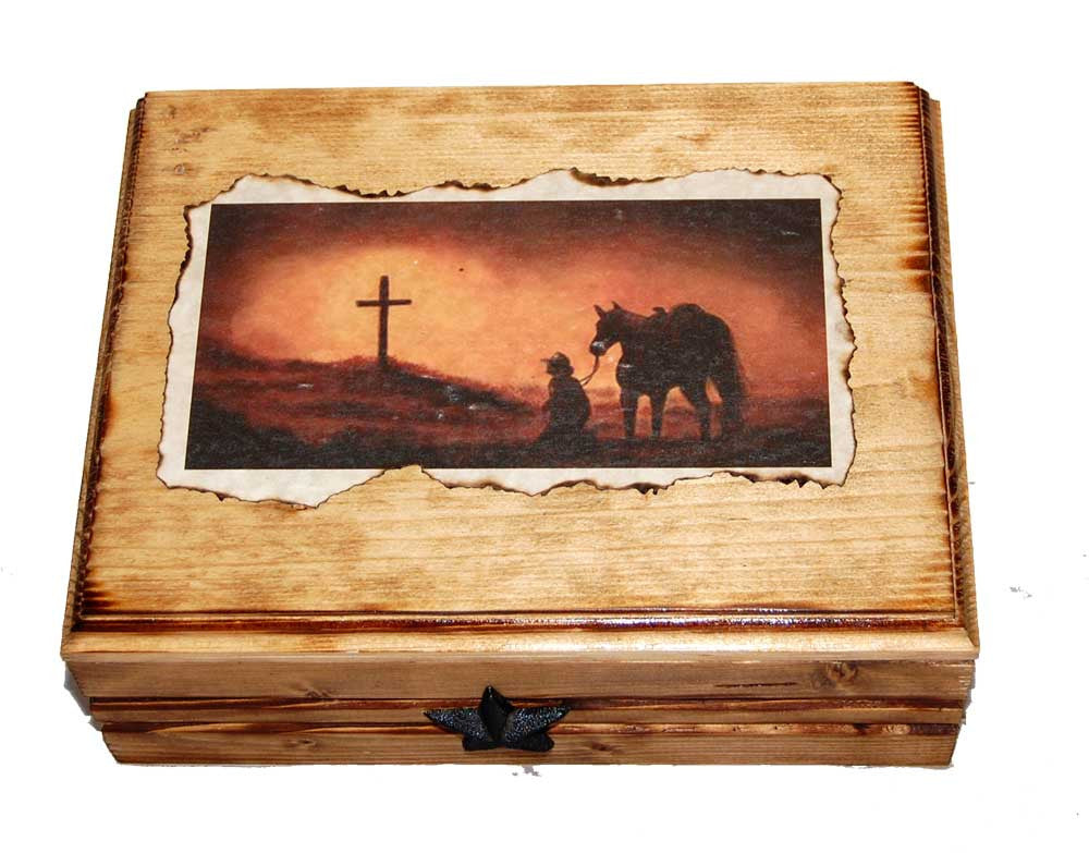 Picture Barrel Racer Handmade Jewelry Box - Other Pics Available image 4