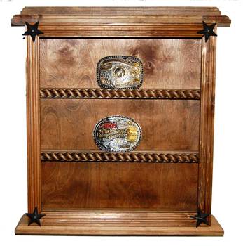 9 Buckle Display - Many Background Styles - birch image