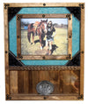 3 Buckle Display with 8 x 10 Picture Frame image 1