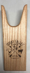 Custom Engraved Boot Jacks - Solid Red Oak image 5