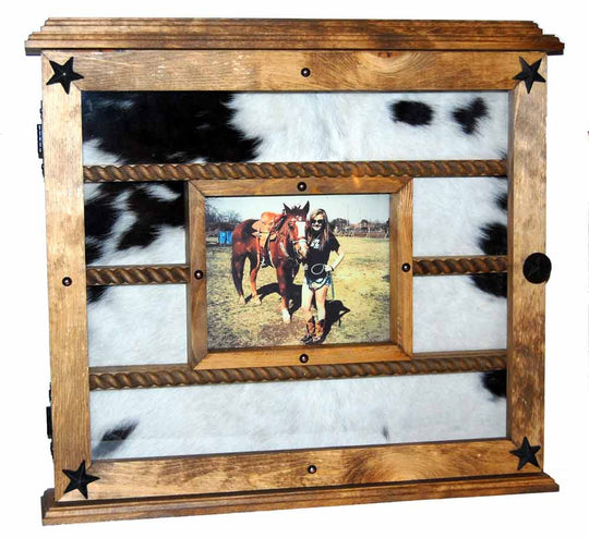 14 Buckle Display Cowhide - Glass Door Front image 0