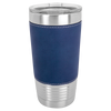 20 OZ Engraved Leatherette Polar Camel Tumbler - 5206 Blue/Silver image