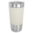 20 OZ Engraved Leatherette Polar Camel Tumbler - 5212 White/Black image