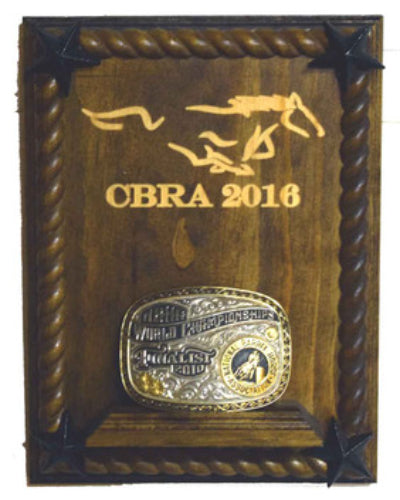 Custom Engraved Buckle Display Plaques image 0