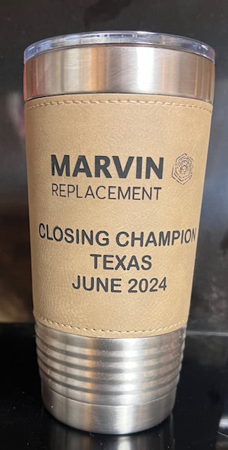 20 OZ Engraved Leatherette Polar Camel Tumbler image 3