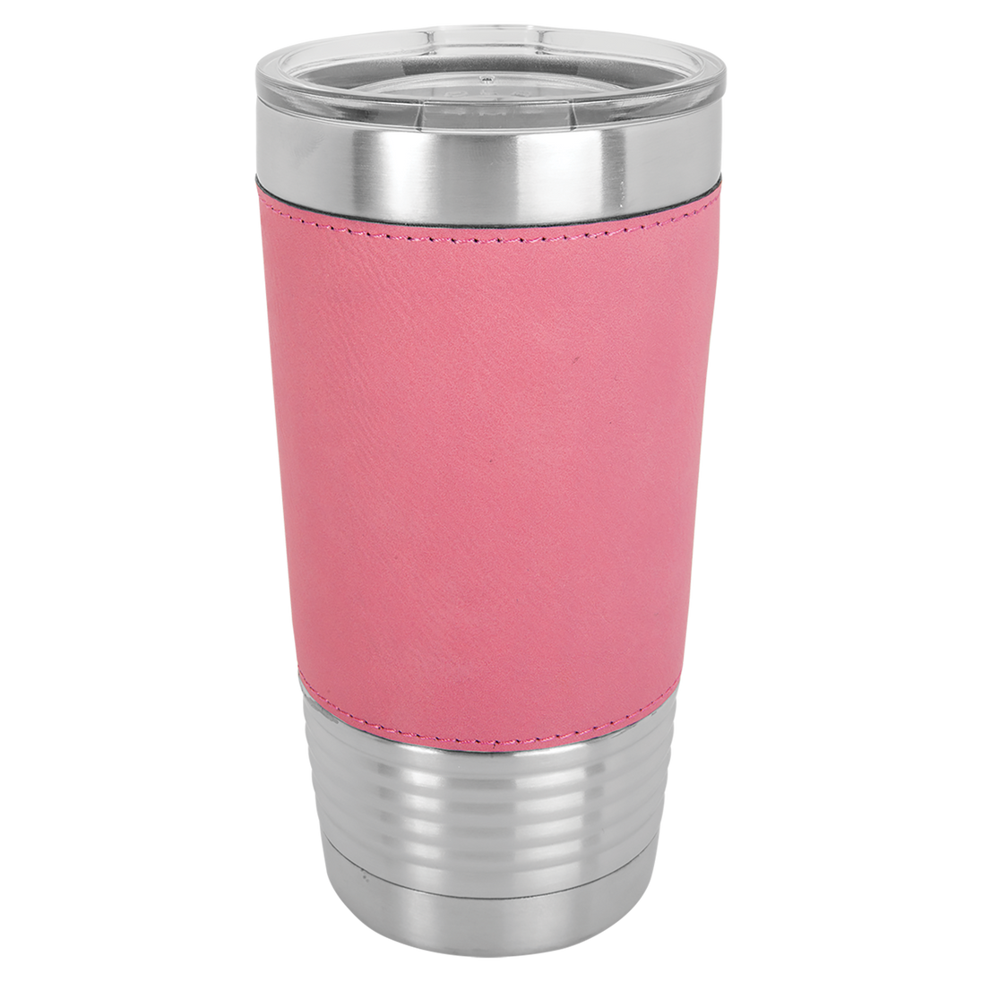 20 OZ Engraved Leatherette Polar Camel Tumbler - 5207 Pink image
