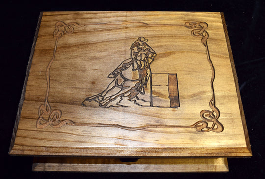 CNC Engraved Handmade Jewelry or Trinket Box. Heirloom Quality image 0