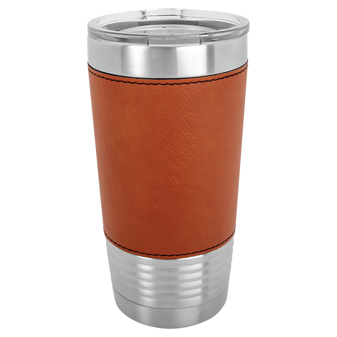 20 OZ Engraved Leatherette Polar Camel Tumbler - 5204 Rawhide image