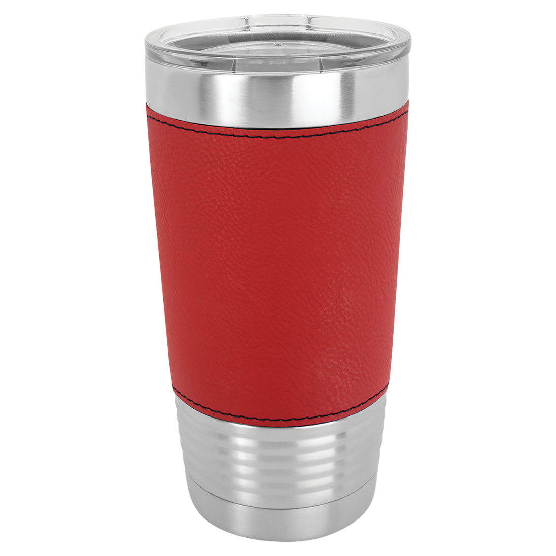 20 OZ Engraved Leatherette Polar Camel Tumbler - 5211 Red image