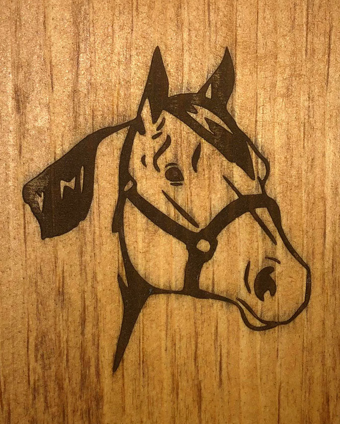 Rustic Western Table Lamps. Engraved Horse Head Lamp. These beautiful Western table lamps are perfect for the cabin or your rustic Decor image 2