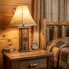 24" Western Table Lamp with USB Engraved Winged Cross. These beautiful Western table lamps are perfect for the cabin or your rustic Decor